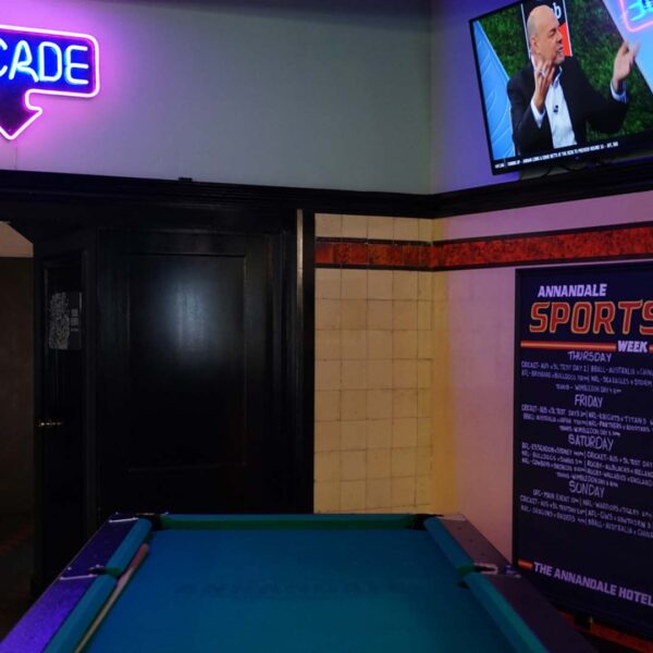 The Annandale Hotel pool table