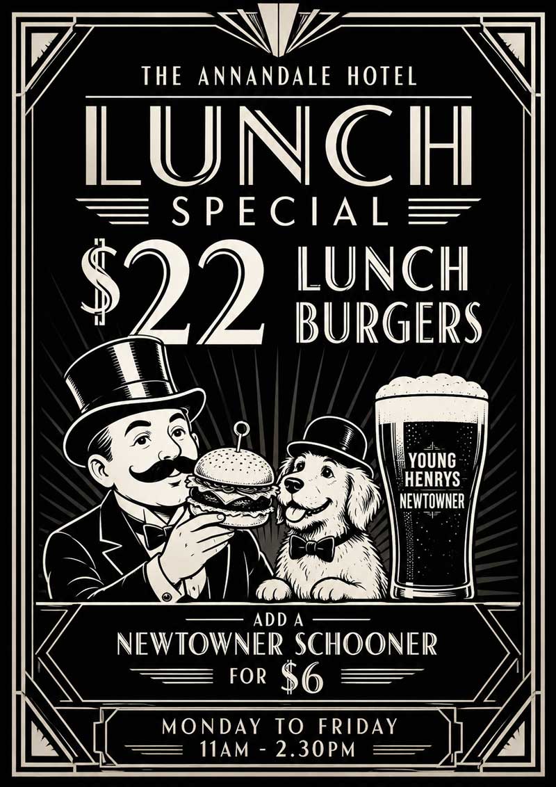Weekday lunch special